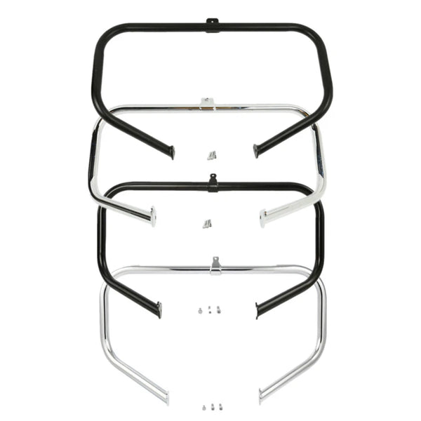 Chrome/Black Highway Engine Guard Crash Bar Fit For Harley Touring 97-08 / 09-24