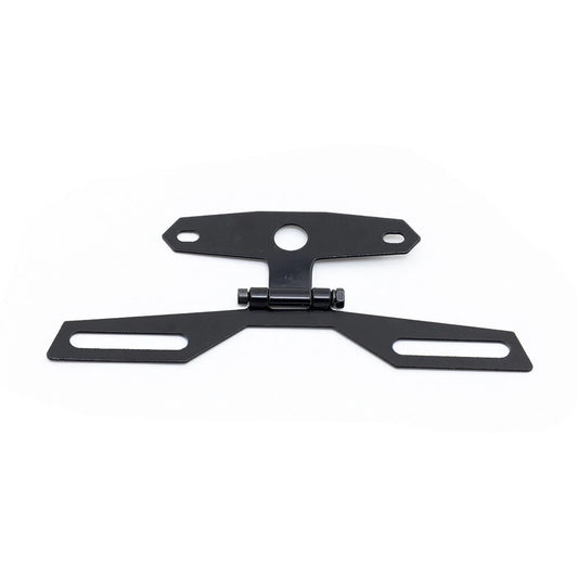 Adjustable Motorcycle Folding License Plate Holder Tail Rear Light Bracket Mount