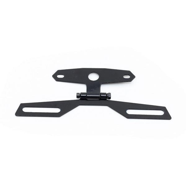 Adjustable Motorcycle Folding License Plate Holder Tail Rear Light Bracket Mount