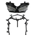 Front Headlight Lamp & Stay Fairing Bracket Fit For Kawasaki Ninja 400 2018-2024