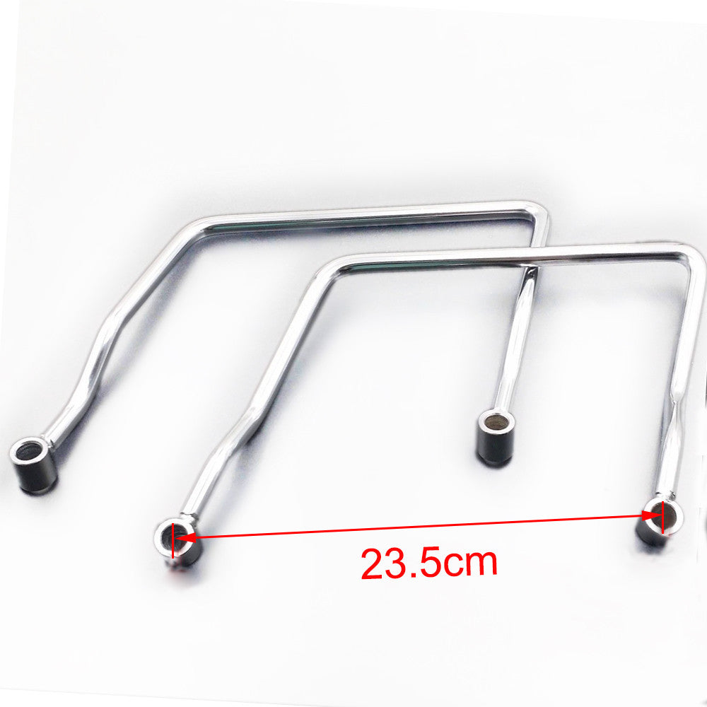 23.5cm Saddle bag Support Bar Mount Bracket For Yamaha Vstar 1100 Classic Custom