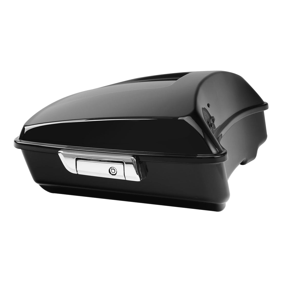 Vivid Black Chopped Trunk Fit For Harley Touring Road Street Glide 2014-24