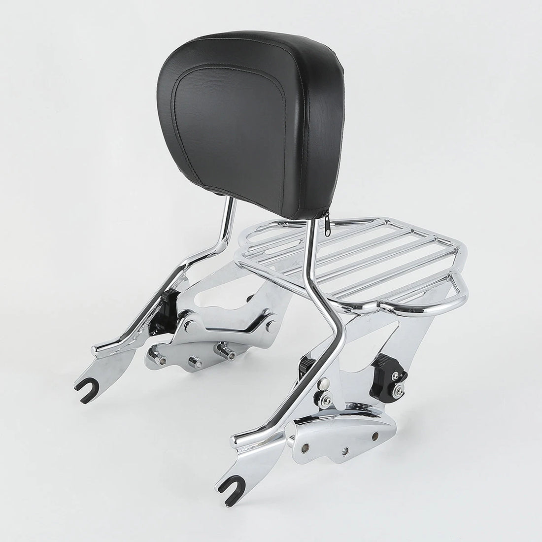Sissy Bar Luggage Rack Backrest & Docking Kit Fit For Harley Road King 2009-2013