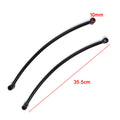Black Rear Fender Rail Support Bracket Mount Holder For Harley Cruiser Bobber