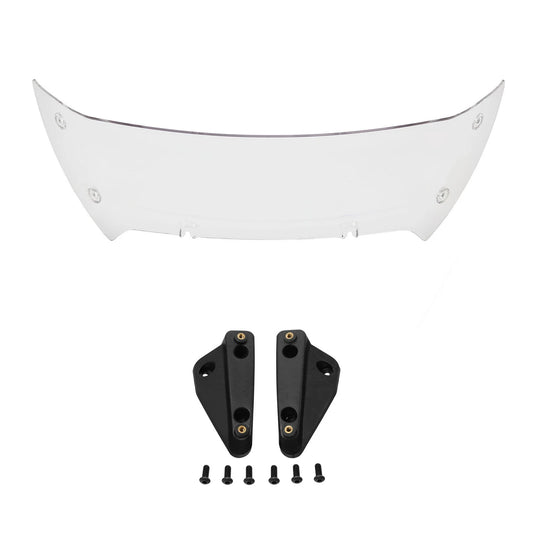6'' Clear Windshield & Bracket Mount Fit For Harley Touring Cvo Road Glide 23-26