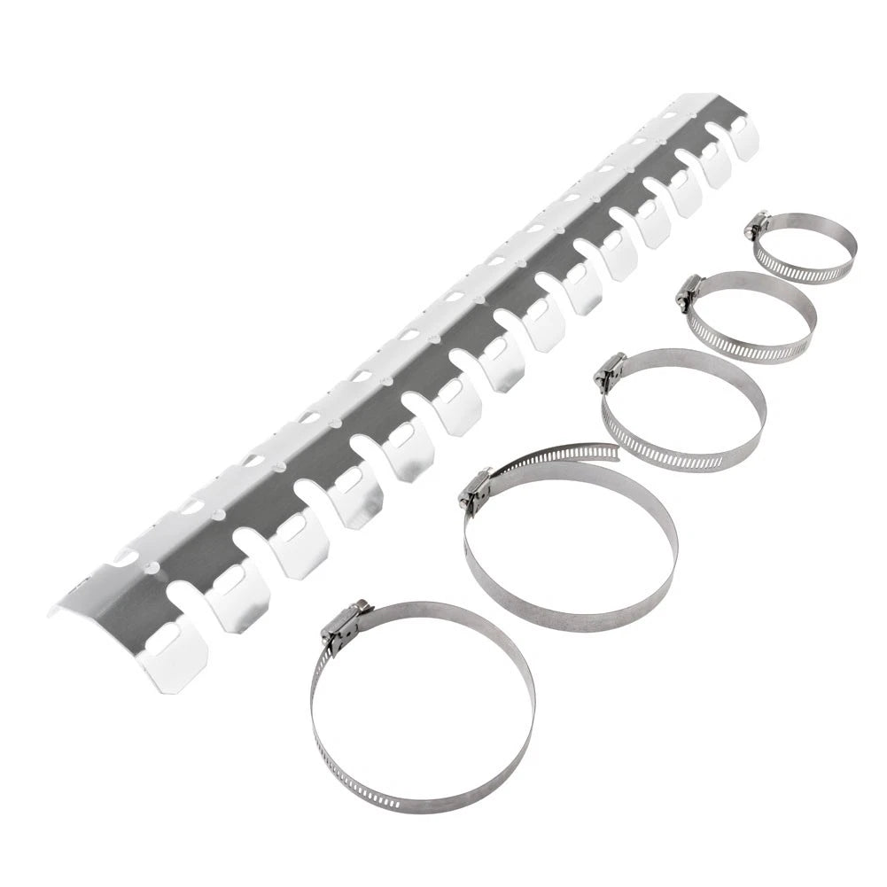 Tusk Aluminum Pipe Guard Silver For Sherco 250 SE Six Days 2018