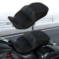 Driver & Passenger Seat Stitch Blue Fit For Harley Touring Road Glide 2009-2023