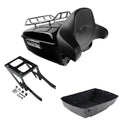 King Trunk Pad 2 Up Mount Rack Fit For Harley Softail Heritage Classic 2018-2026