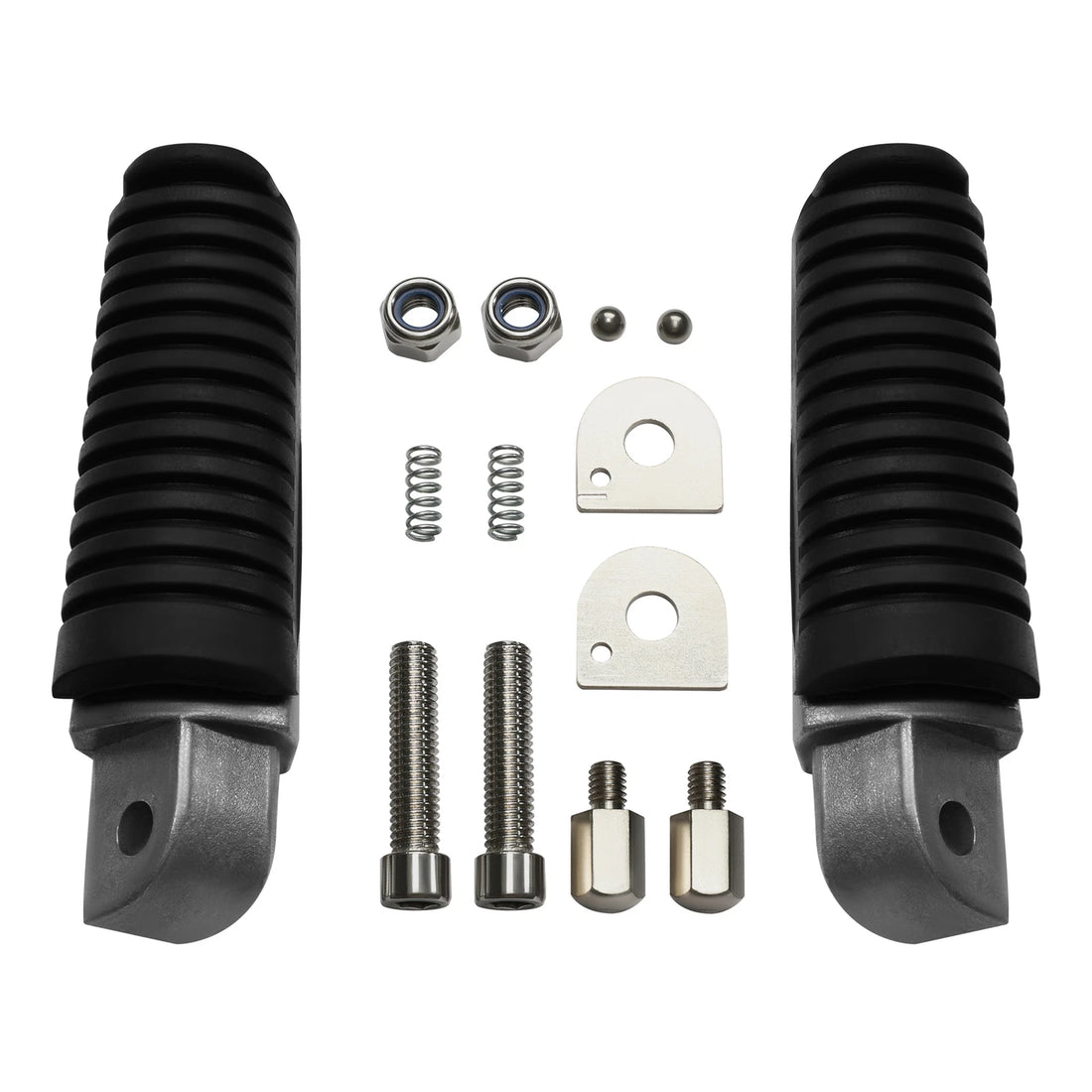 Passenger Footrests Pegs Fit For Yamaha FZ1 FZ6 FZ6R FZ400 FJR1300 Xjr 1200 1300