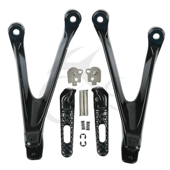 Rear Passenger Foot Pegs Bracket Fit For Honda CBR1000RR 2008-2016 Black