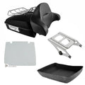 Matte Chopped Trunk Luggage Pad Mounting Rack Plate Fit For Harley Touring 14-26