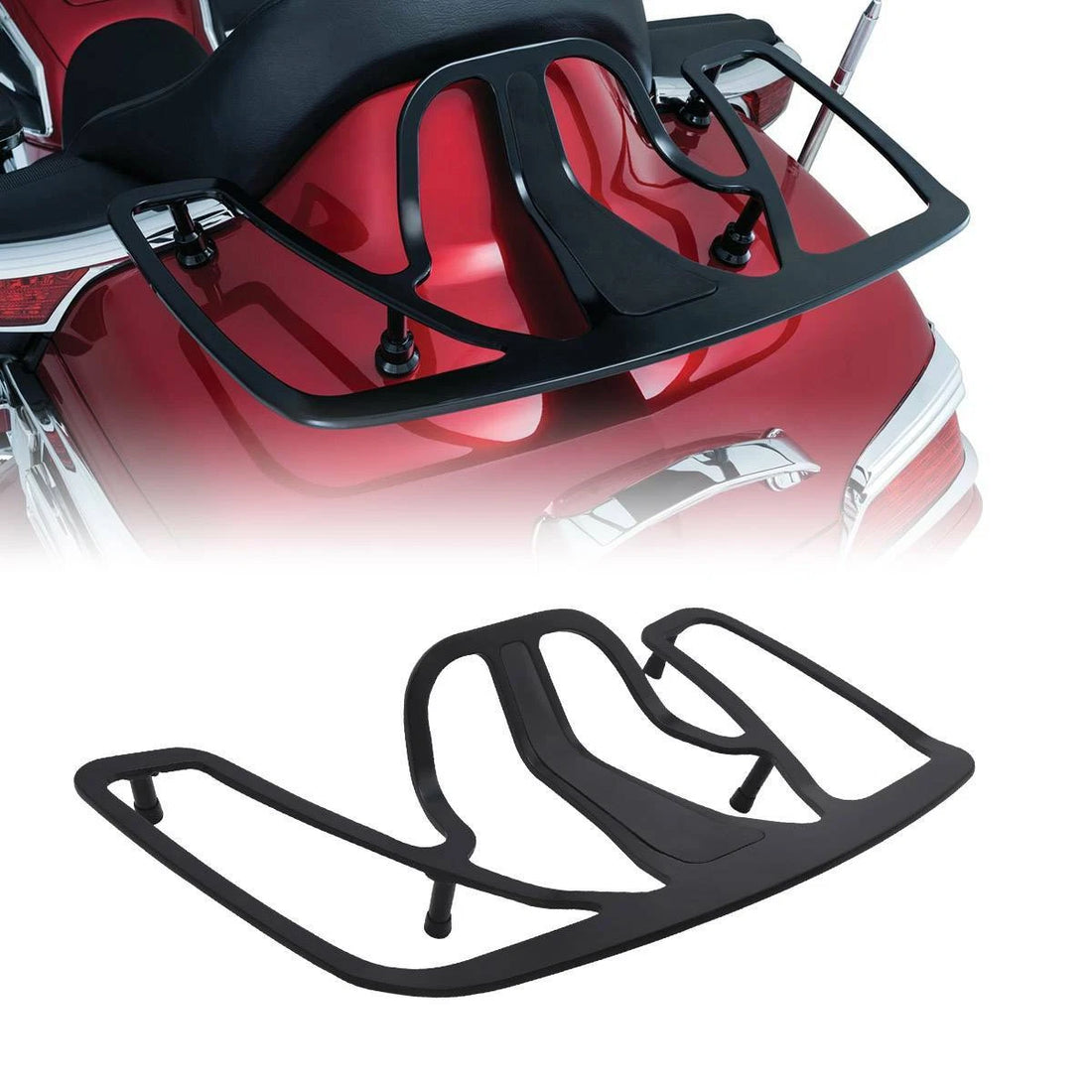 Trunk Luggage Rack Fit For Honda Goldwing 1800 GL 1800 2001-2017 Black