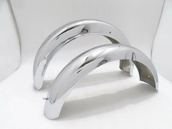 Fit For BSA A10 Road Rocket Mudguard Set Chrome 1956 Model (PRE-DRILLED)