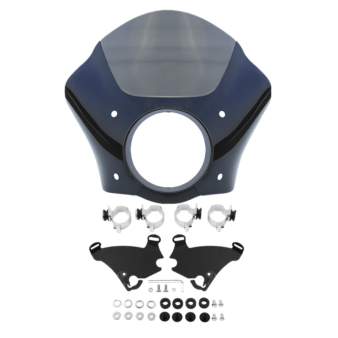 Gauntlet Headlight Fairing Windscreen Fit For Harley Sportster 883 1200 88-22 US