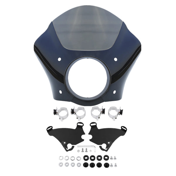 Gauntlet Headlight Fairing Windscreen Fit For Harley Sportster 883 1200 88-22 US
