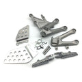Front Foot Peg Driver Pedal Bracket Silver Fit For Honda CBR1000RR 2004-2006 07