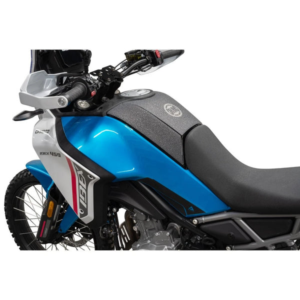 Attack Graphics Tank Protection Decals Sides Clear/BLK For Cfmoto Ibex 450 25-26