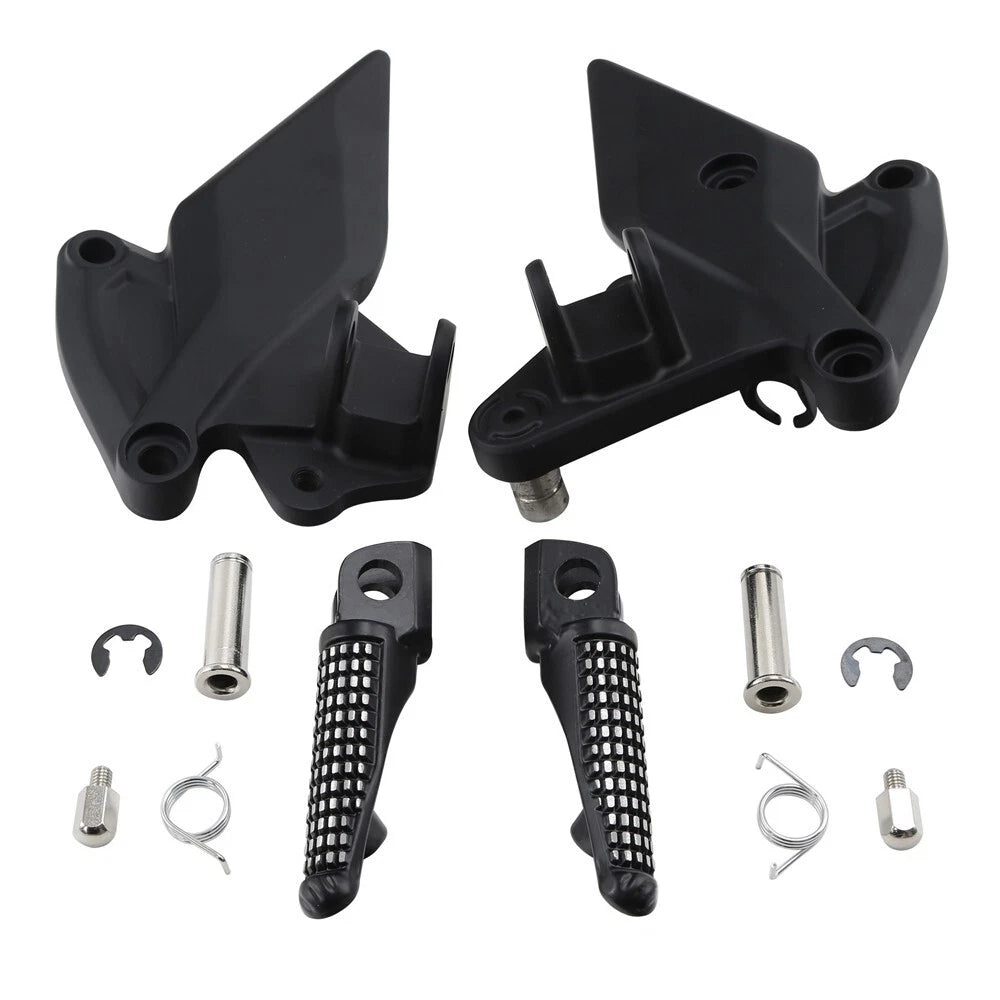 Fit For Kawasaki Z1000 ZR1000 2010-2021 20 Black Front Driver Foot Pegs Bracket
