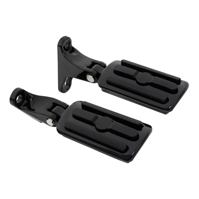 Black Passenger Footpeg Mini Mount Fit For Harley Street Glide Flhx 1993-2025 24