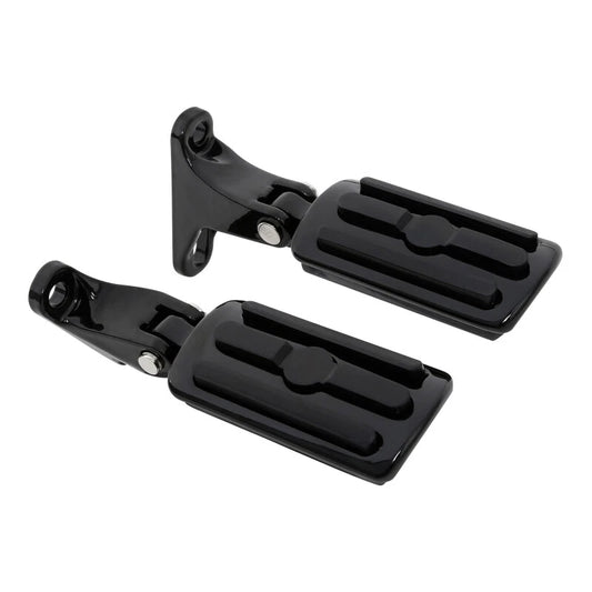 Black Passenger Footpeg Mini Mount Fit For Harley Street Glide Flhx 1993-2025 24