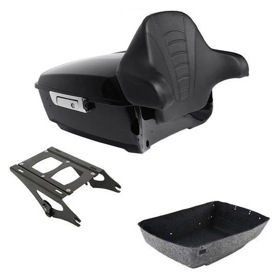 King Trunk Backrest Mounting Rack Fit For Harley Touring Street Glide 2014-2026