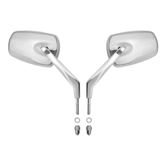 Chrome Rear View Mirrors Fit For Harley Electra Street Road Glide King 1982-2024