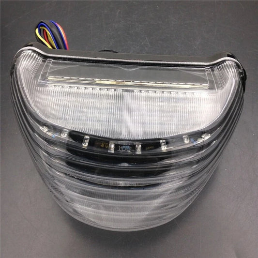 For 2000-2005 Kawasaki Ninja ZX12R Tail Light LED Clear Integrated Turn Signal