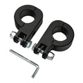 32mm Highway Bar Foot Rest Footpegs Mount Clamp Fit For Harley Touring Road King