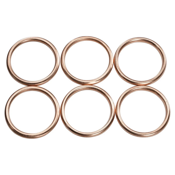 6pcs 43*35*4mm Exhuast Pipe Gasket for Honda Cbx 79-82 VT500 83-86 VF1100 83-86