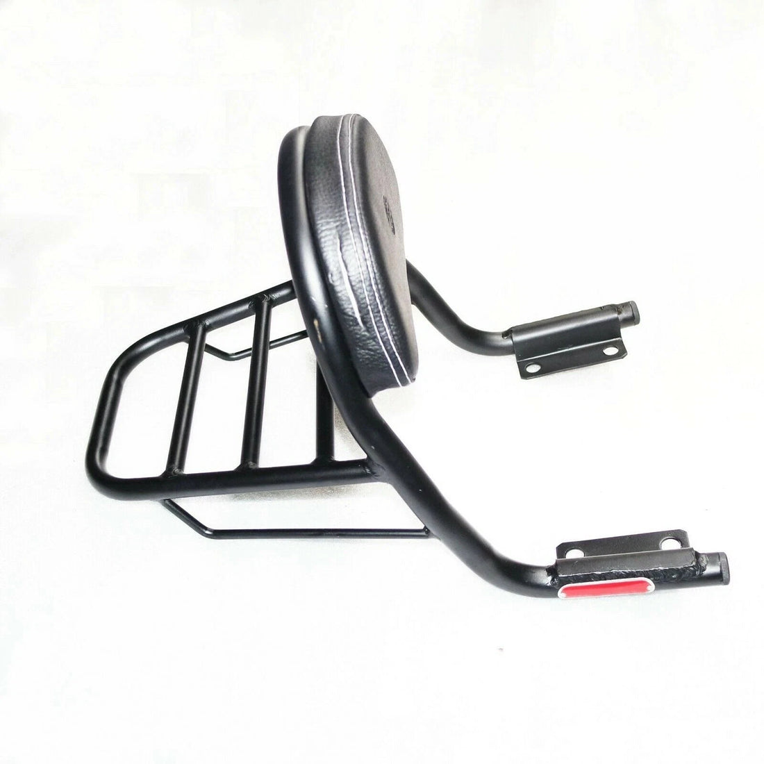 Fit For Royal Enfield Interceptor 650 Rear Luggage Rack & Backrest Cushion Black