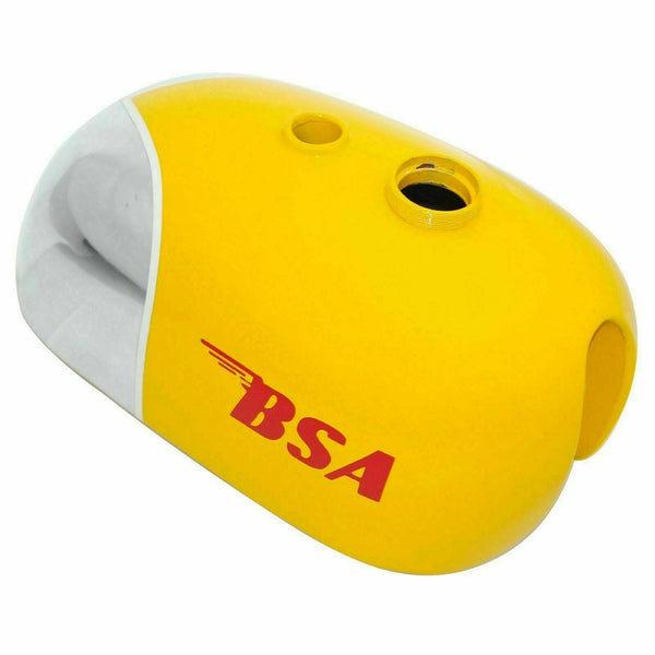 Fit For BSA B25 B40 B44 C15 Victor Enduro Yellow Fuel Tank Reproducation