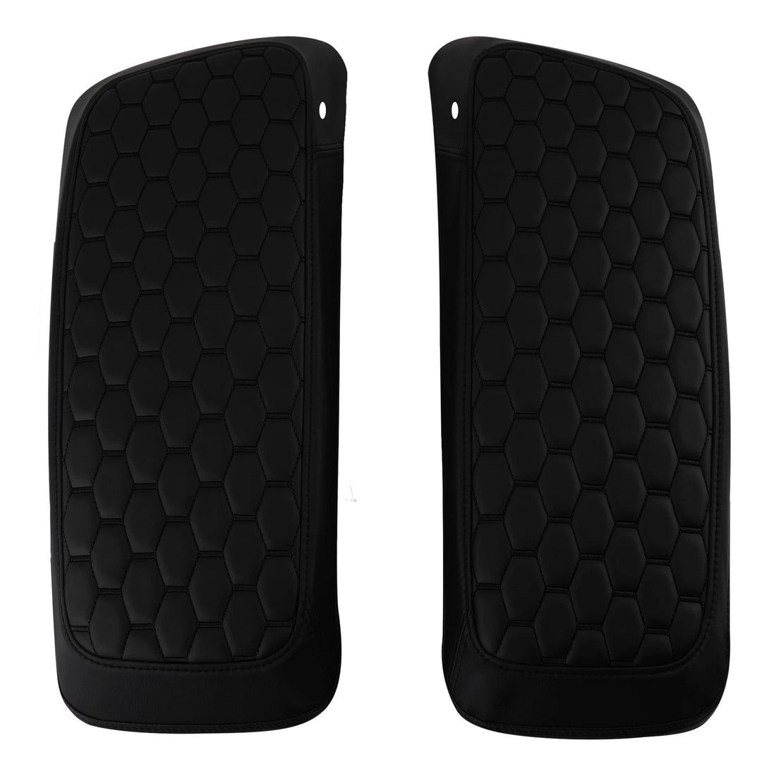 Black Saddlebags Lids Covers Fit For Harley Electra Road Street Glide 2014-2023