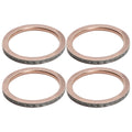 4PC Exhaust Pipe Gasket Yamaha YZF-R1/R1S/R1M 15-21 FZ10 17-18 MT-10 18-21