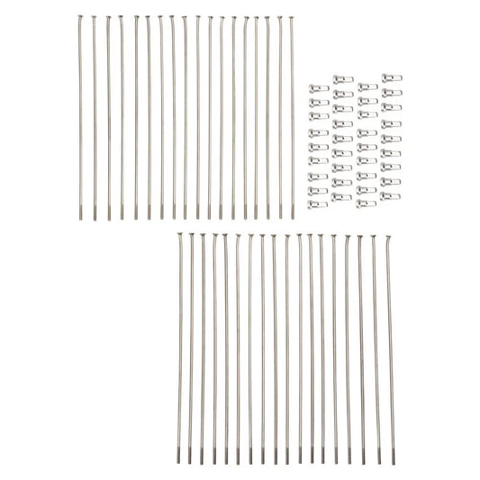 Tusk 1420280041-bd0902 Motorcycle Spoke Kit - Front 21" Silver Spoke/Silver