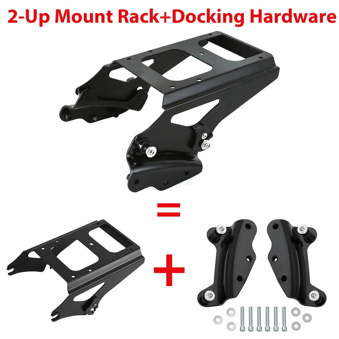 Detach Trunk Pack Mount Rack Docking Hardware Kit Fit For Harley Touring 09-13