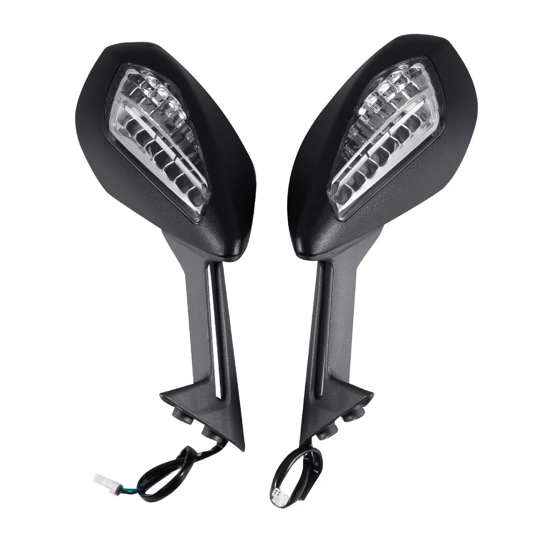 Rear View Mirrors LED Turn Signal Light Fit For Ducati 959 1299 Panigale S 15-20