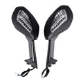 Rear View Mirrors LED Turn Signal Light Fit For Ducati 959 1299 Panigale S 15-20