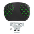 Black+Green Passenger Sissy Bar Backrest Fit For Harley Electra Street Glide US