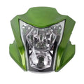 Fit For 2012-2018 17 Kawasaki ER6N ER-6N Headlight Assembly Headlamp Light Green