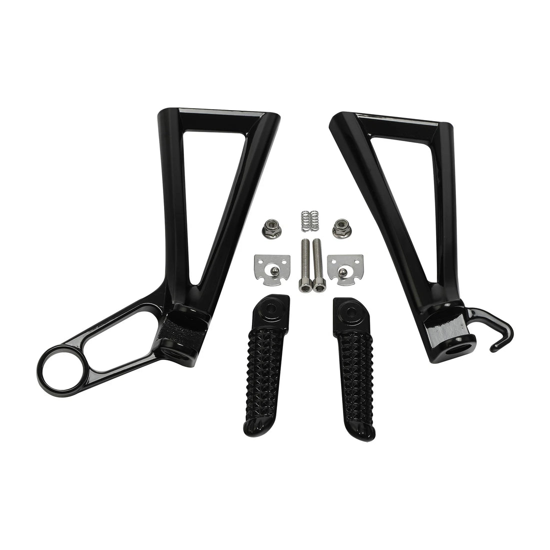 Passenger Foot Pegs Footpeg Bracket Fit For Yamaha Yzf R6 03-05 YZF-R6S 2006-09