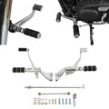 Chrome Forward Controls Pegs Levers Linkage Fit For Harley Sportster XL883 14-22
