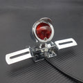 Chrome Tail Brake Light Plate For Cafe Racer Bobber Choppers Sport Bike Custom