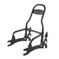 Black 12" Rear Passenger Backrest Sissy Bar Fit For Indian Chief Vintage 2014-18