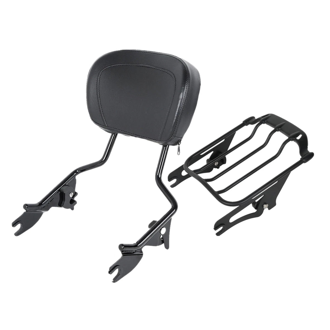 Backrest Sissy Bar Luggage Rack Fit For Harley Road King Glide Air Wing 09-2025