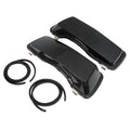 6"x9" Black Saddlebag Speaker Lid Fit For Harley Touring Road Street Glide 93-13