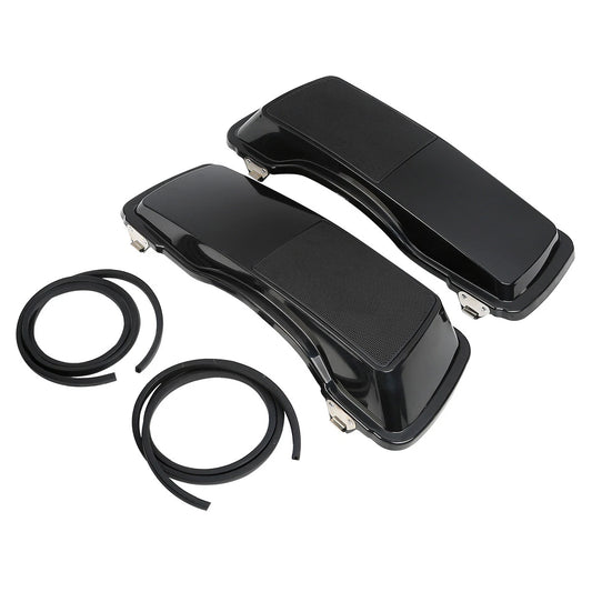 6"x9" Black Saddlebag Speaker Lid Fit For Harley Touring Road Street Glide 93-13