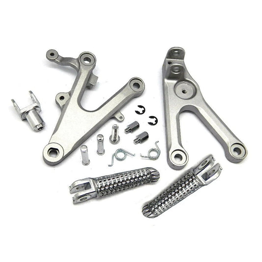 For Yamaha Yzf R6S 2006-2009 R6 2003-2005 Driver Front Foot Peg Bracket Silver