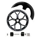 23" Wheel Rim Dual Disc Hub Front Fender Fit For Harley Street Glide ABS 1997-21