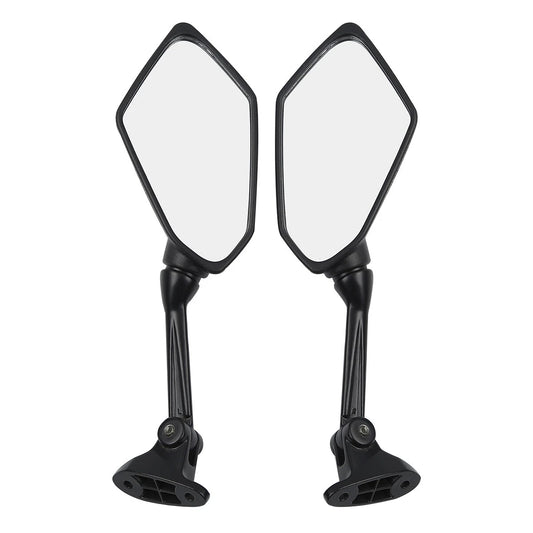Left Right Black Rear View Mirrors For Kawasaki Ninja ZX6R ZX-6R 2009-2012 10 11