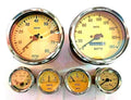 Smiths Replica Kit- Elec Temp + Oil + Fuel + Amp Gauge+Speedometer +Tacho 100 mm
